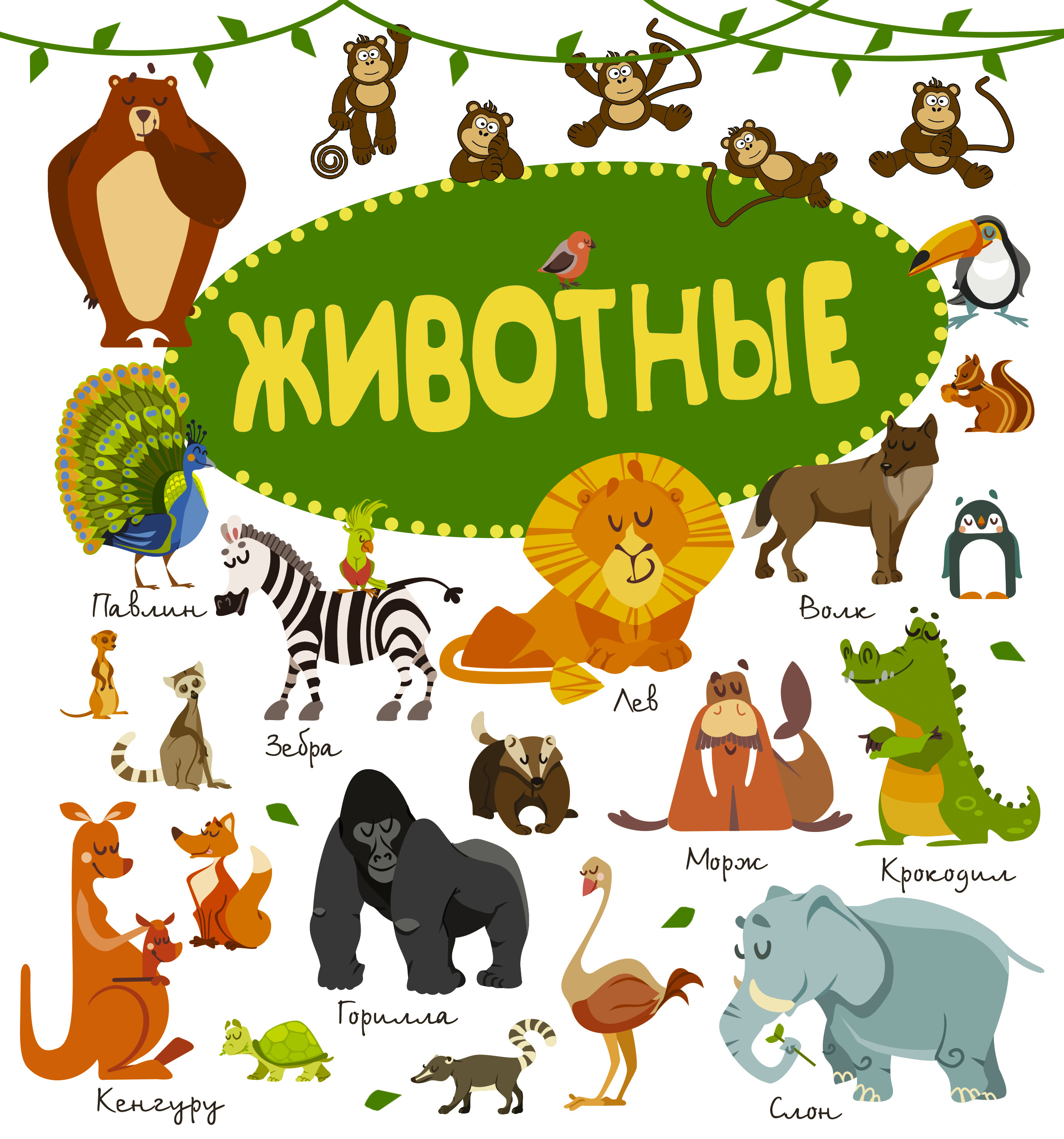 Обложка книги «Животные»