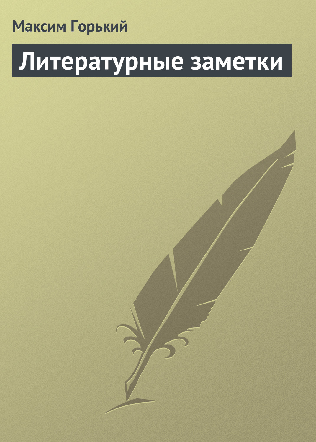 Обложка книги «Литературные заметки»