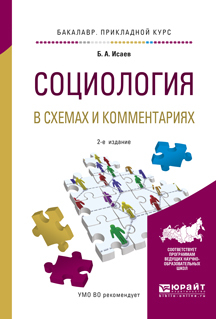Обложка книги «Социология в схемах и комментариях 2-е изд., испр. и доп. Учебное пособие для прикладного бакалавриата»