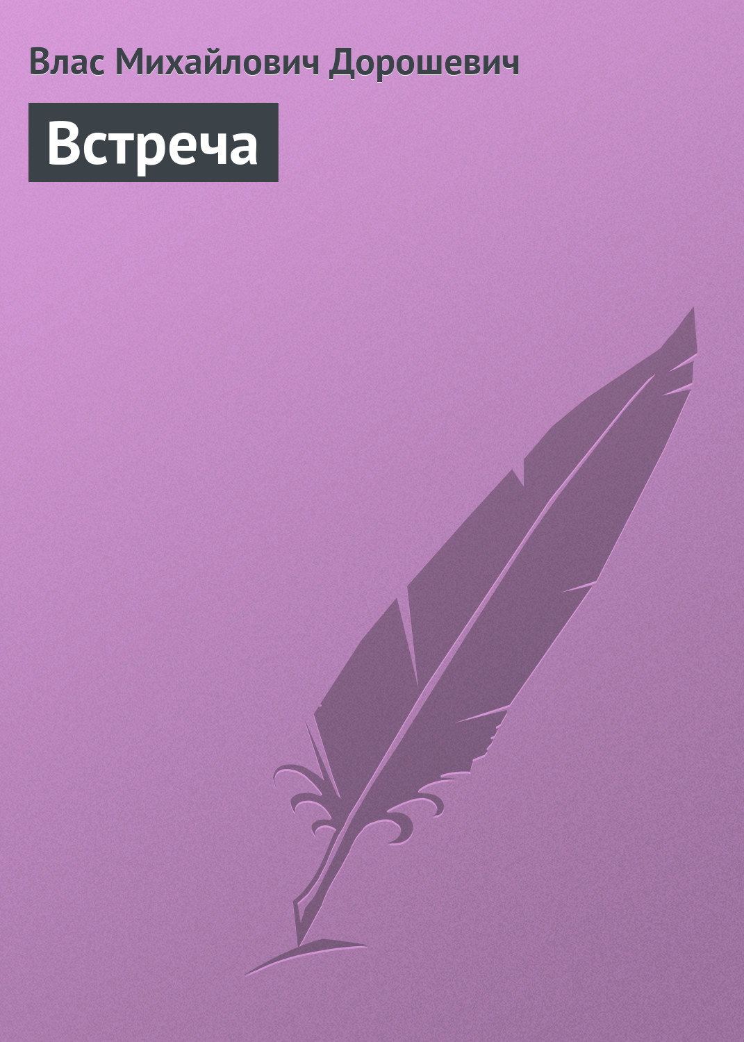 Обложка книги «Встреча»