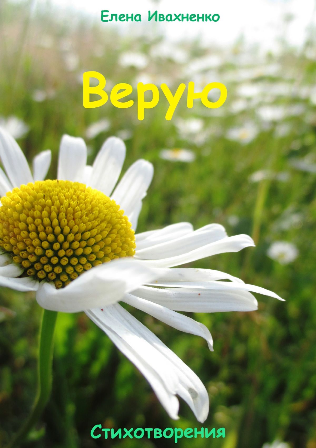 Обложка книги «Верую. Стихотворения»
