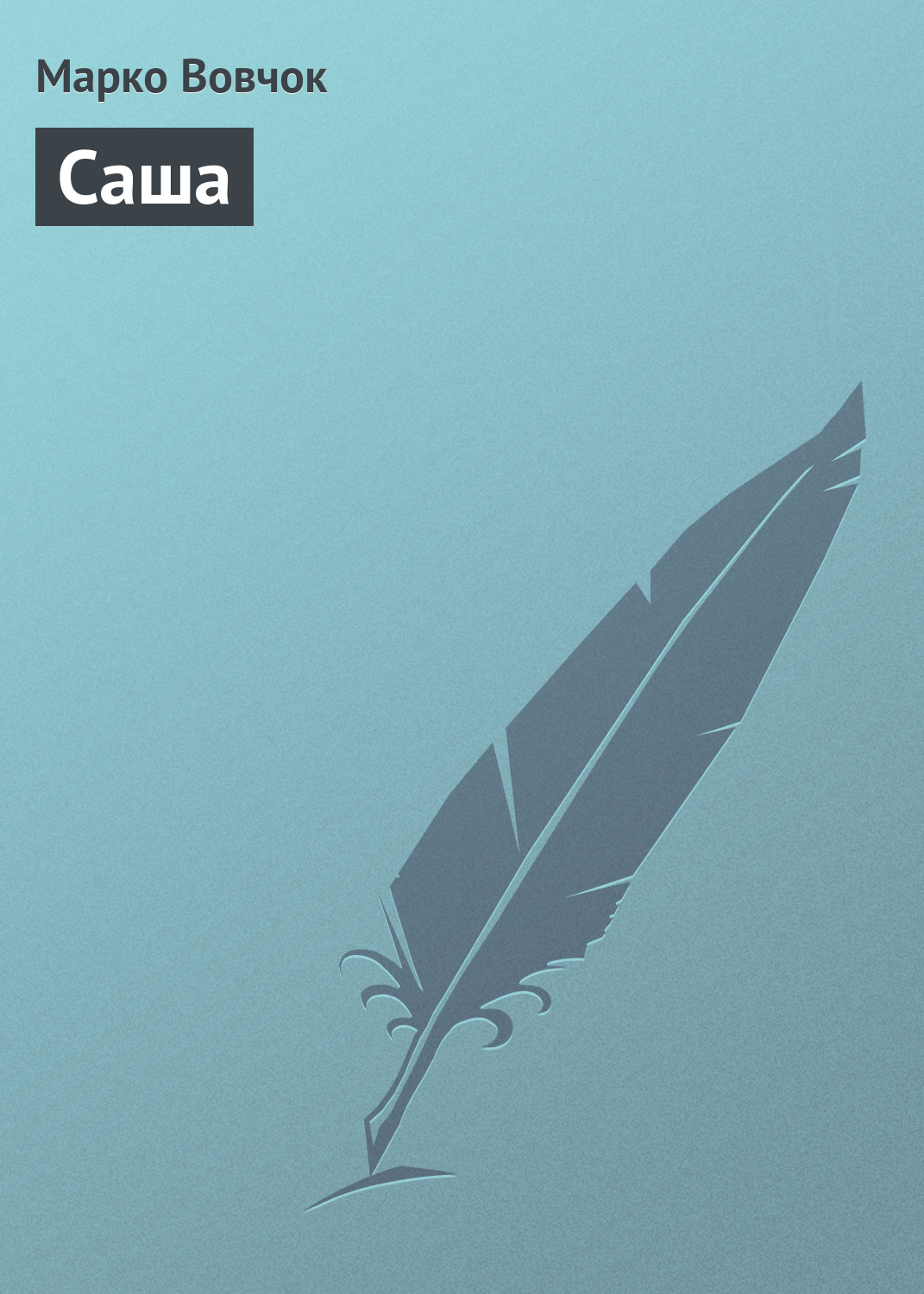 Обложка книги «Саша»