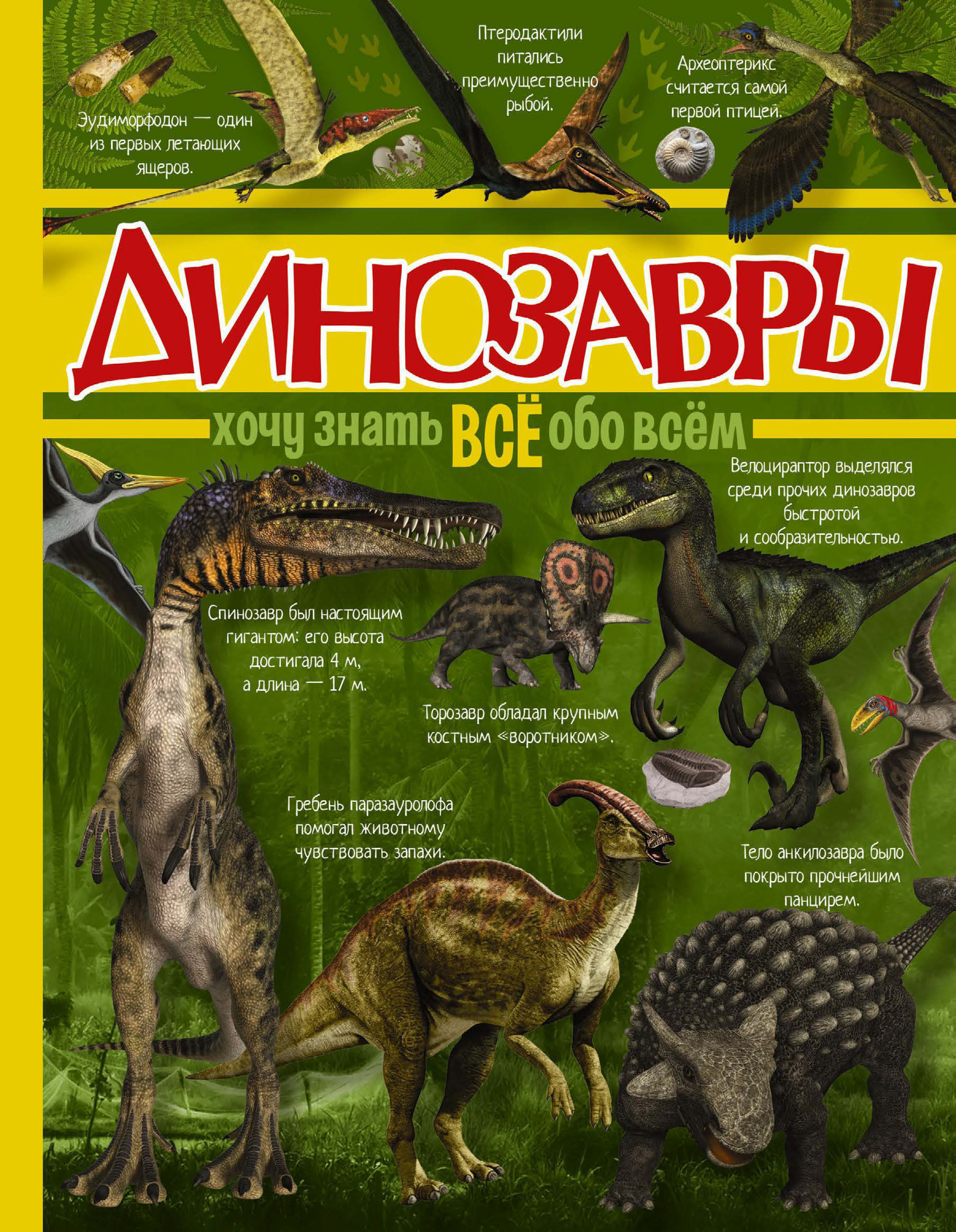Обложка книги «Динозавры»