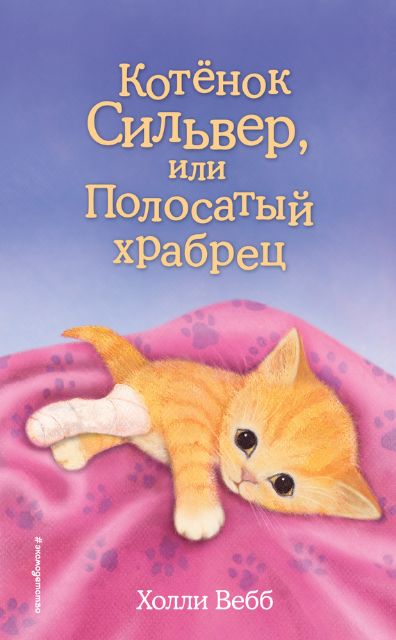Обложка книги «Котёнок Сильвер, или Полосатый храбрец»