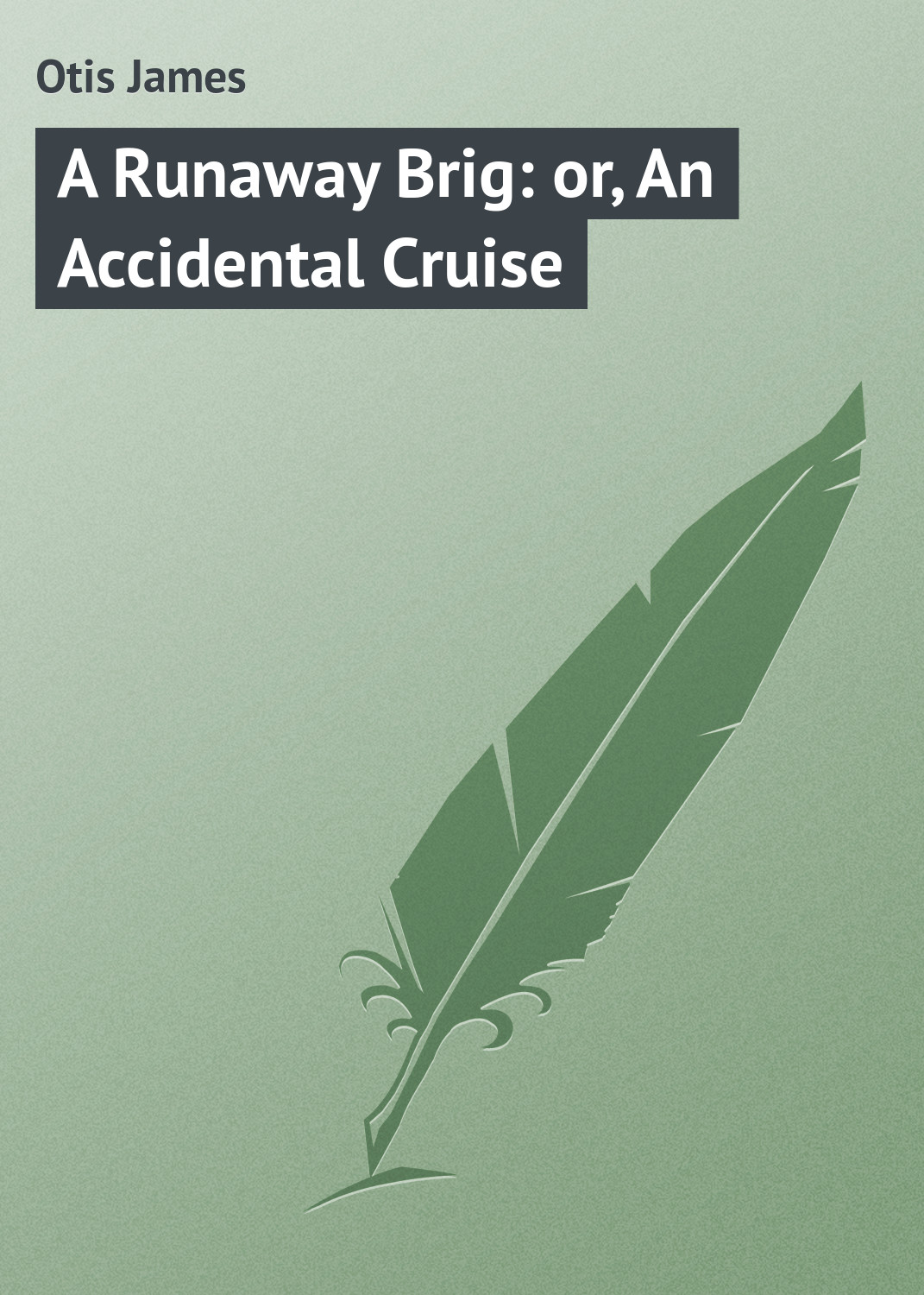 Обложка книги «A Runaway Brig: or, An Accidental Cruise»