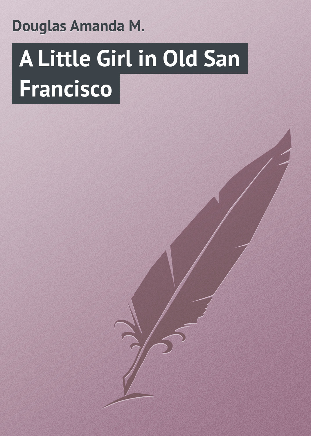 Обложка книги «A Little Girl in Old San Francisco»