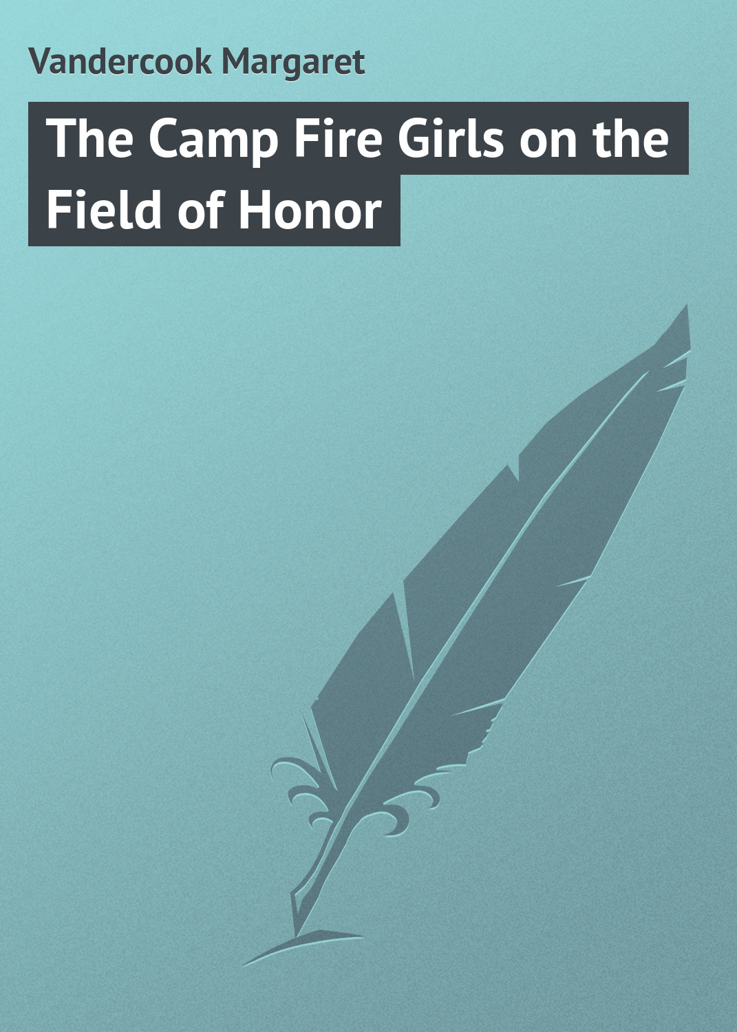 Обложка книги «The Camp Fire Girls on the Field of Honor»