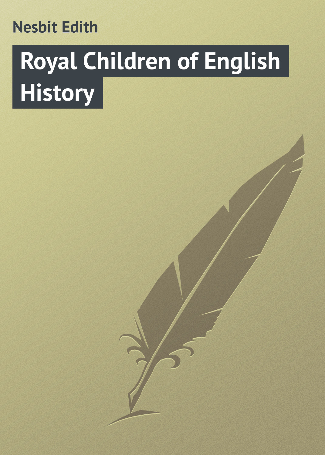Обложка книги «Royal Children of English History»