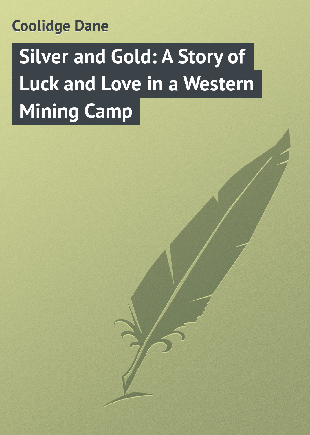 Обложка книги «Silver and Gold: A Story of Luck and Love in a Western Mining Camp»
