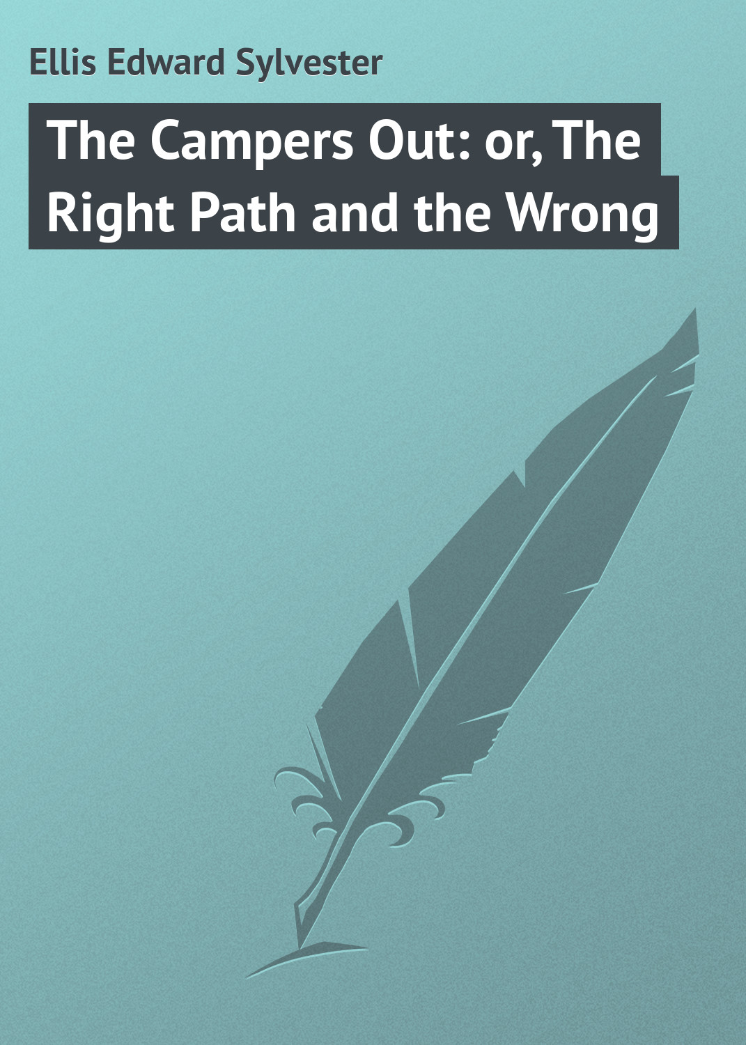 Обложка книги «The Campers Out: or, The Right Path and the Wrong»