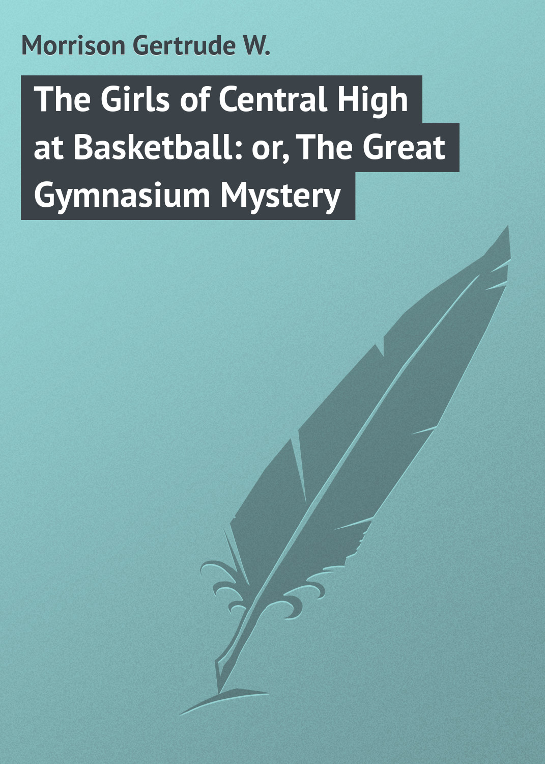 Обложка книги «The Girls of Central High at Basketball: or, The Great Gymnasium Mystery»
