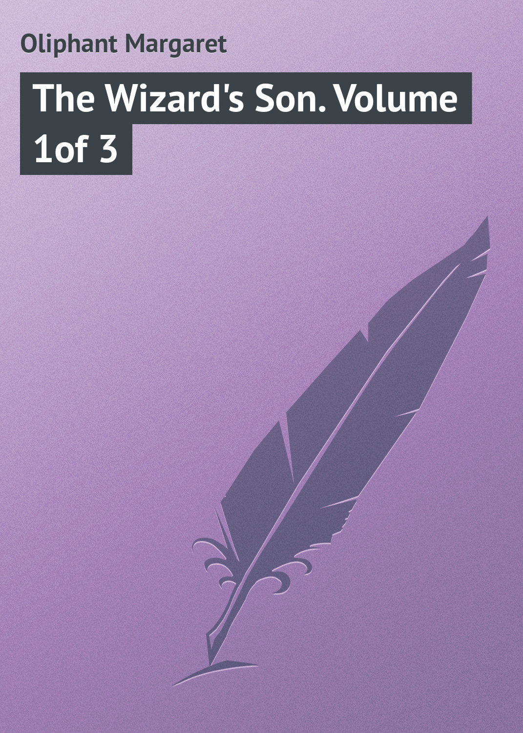 Обложка книги «The Wizard's Son. Volume 1of 3»