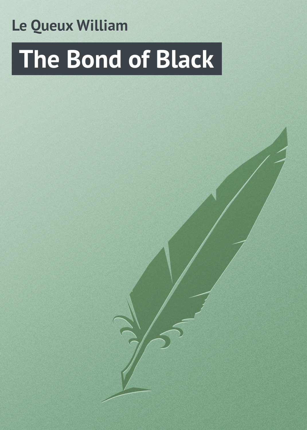 Обложка книги «The Bond of Black»