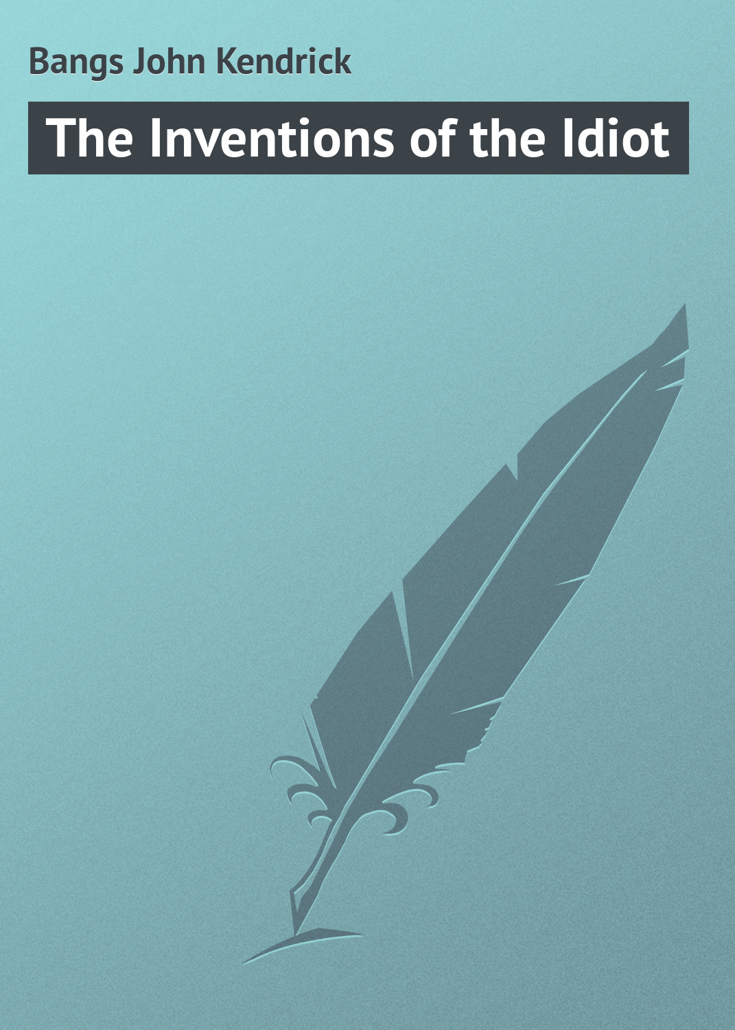 Обложка книги «The Inventions of the Idiot»