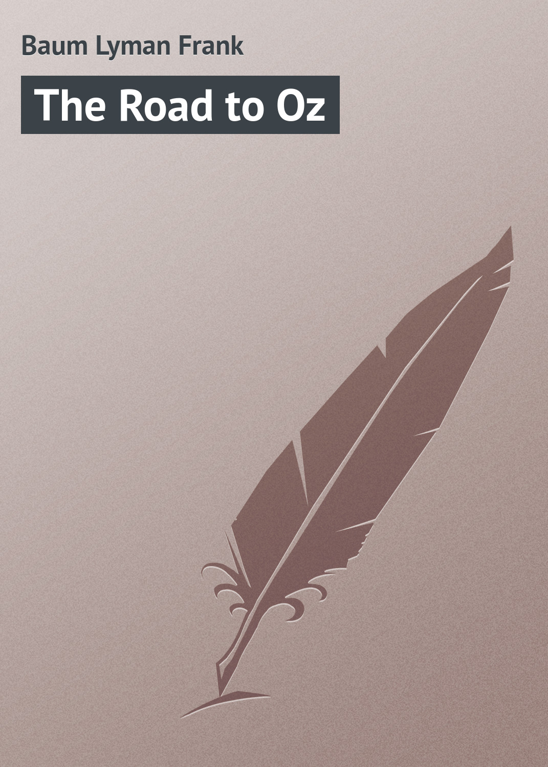 Обложка книги «The Road to Oz»