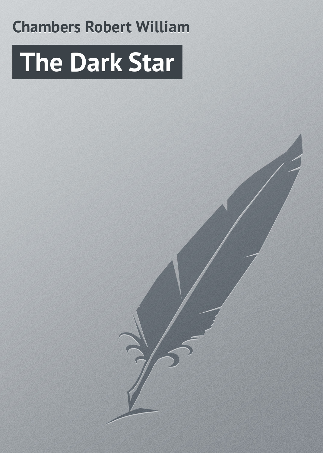 Обложка книги «The Dark Star»