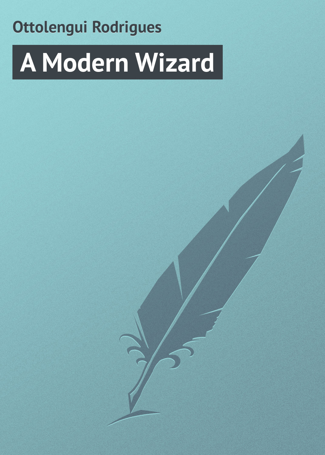 Обложка книги «A Modern Wizard»