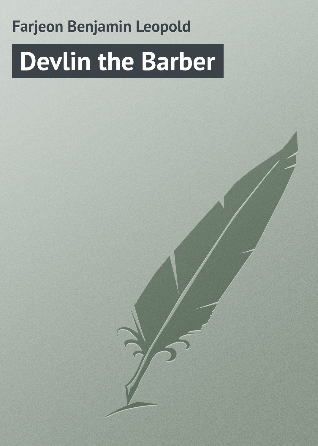 Обложка книги «Devlin the Barber»