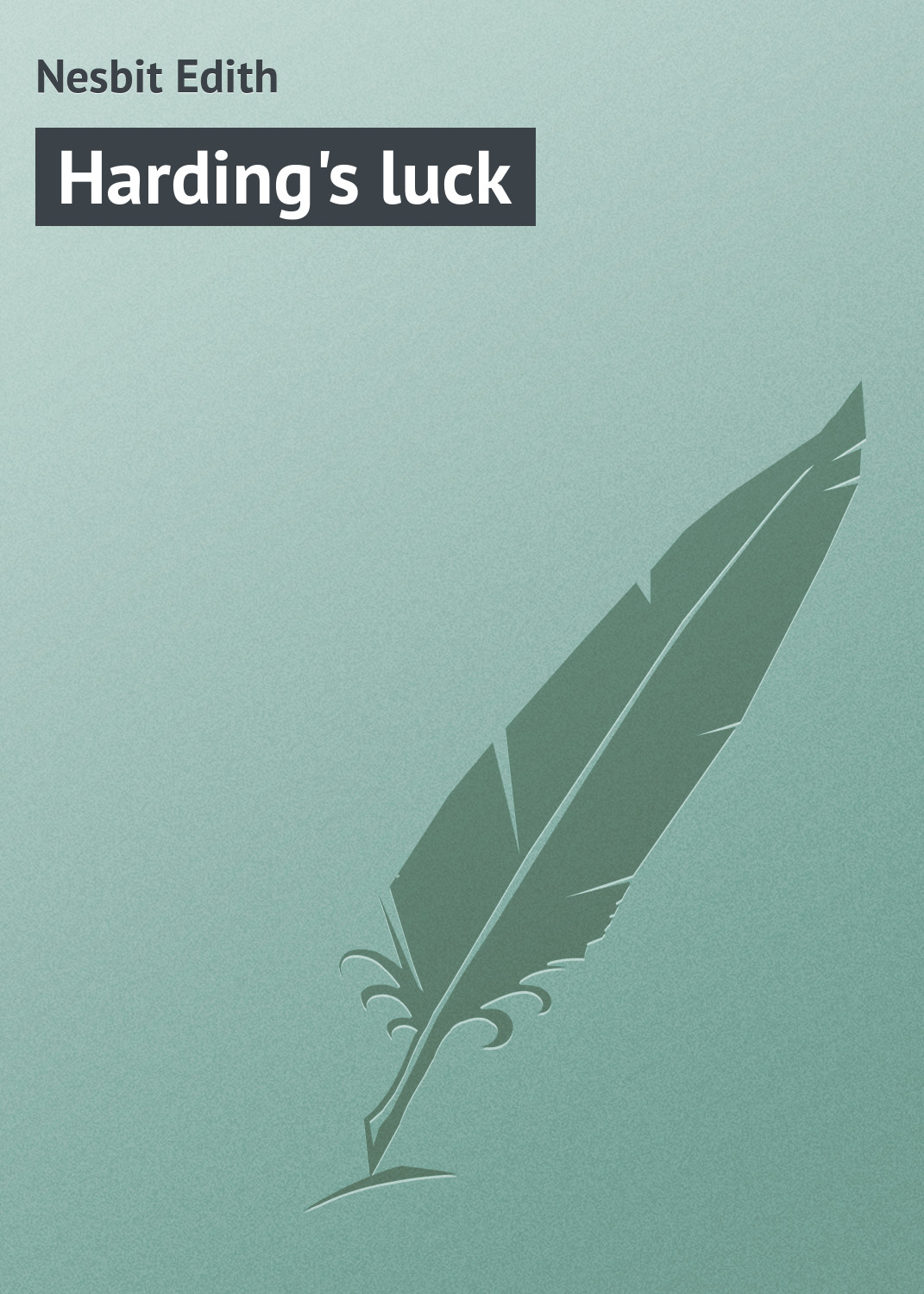 Обложка книги «Harding's luck»