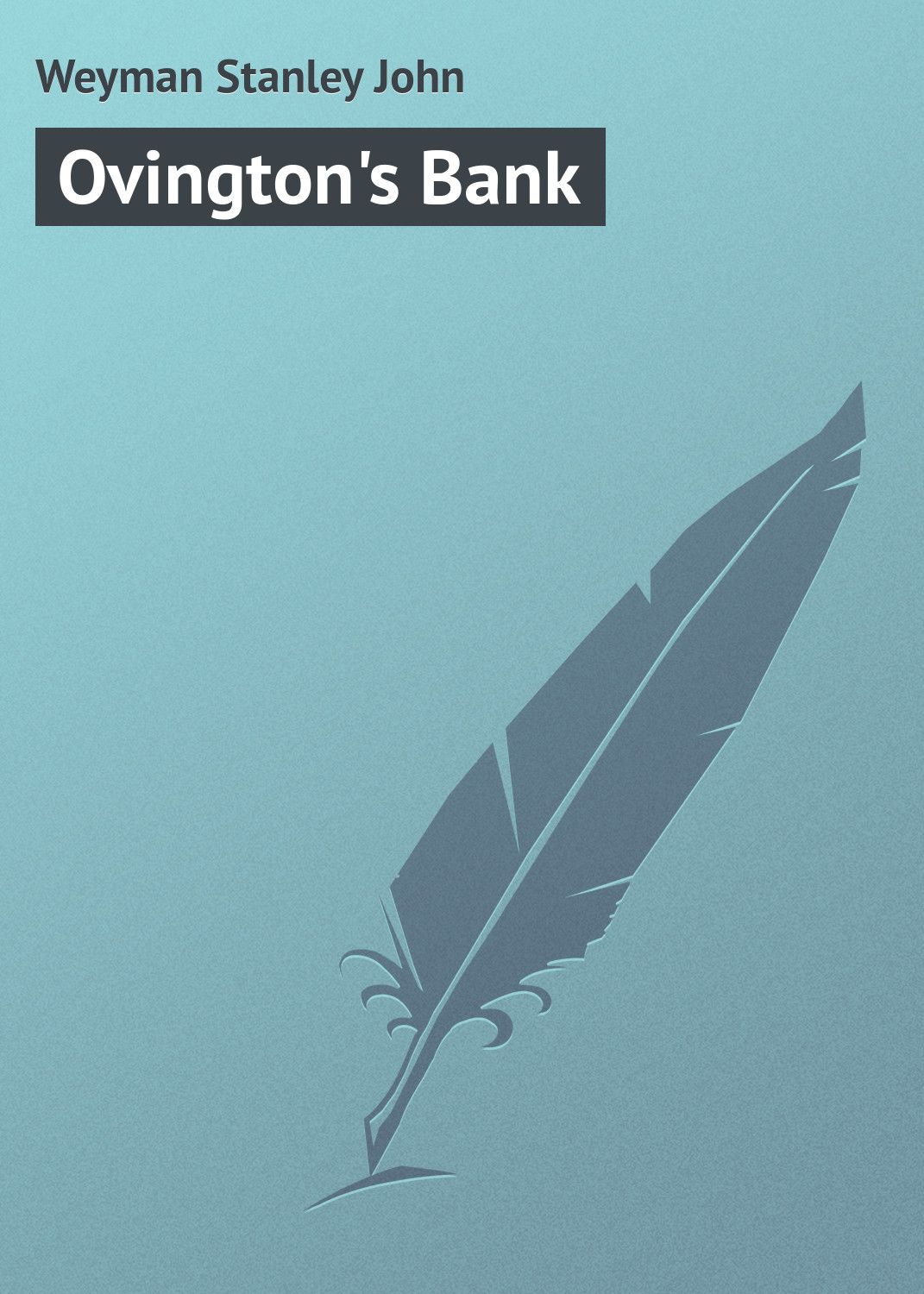 Обложка книги «Ovington's Bank»