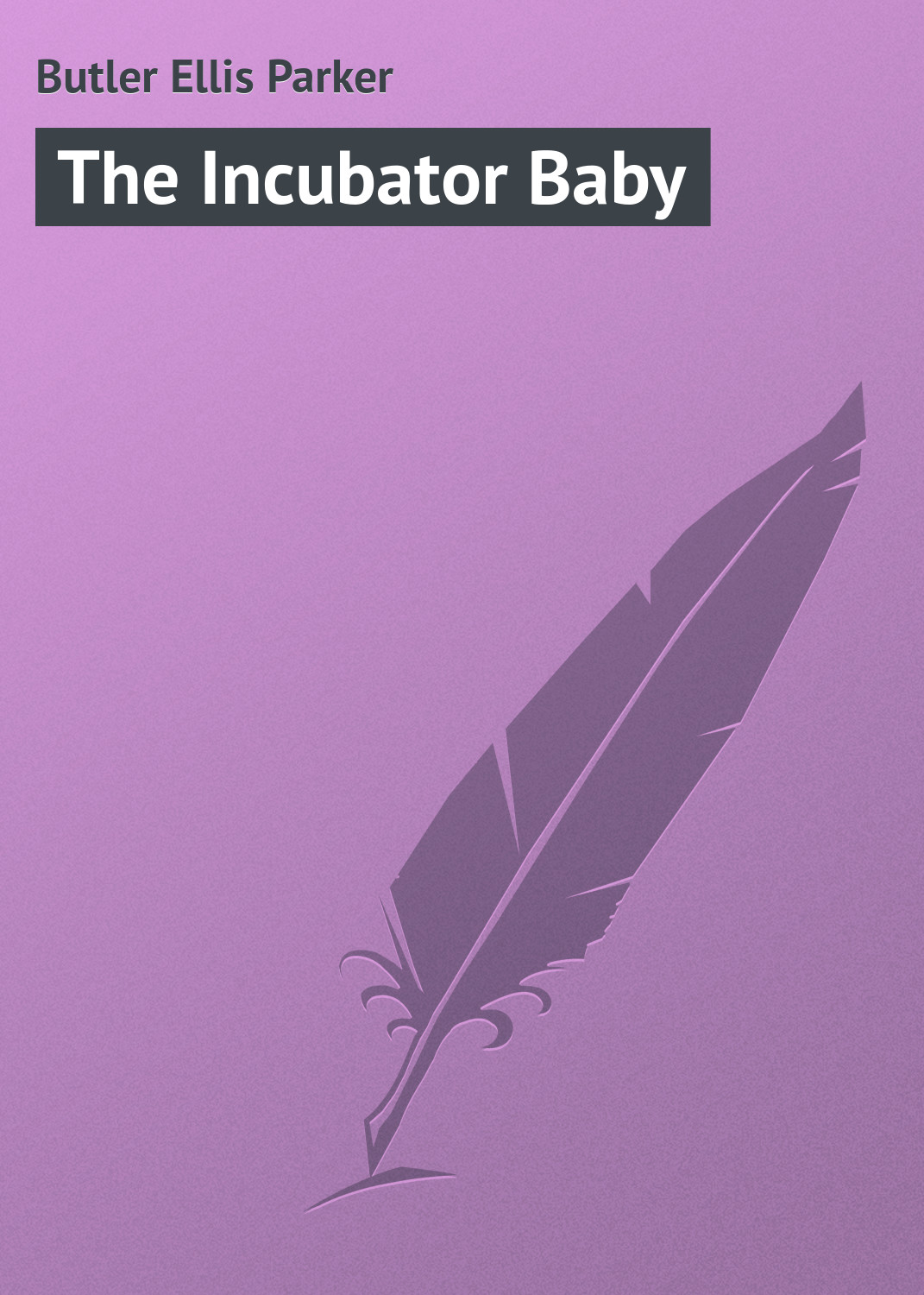 Обложка книги «The Incubator Baby»