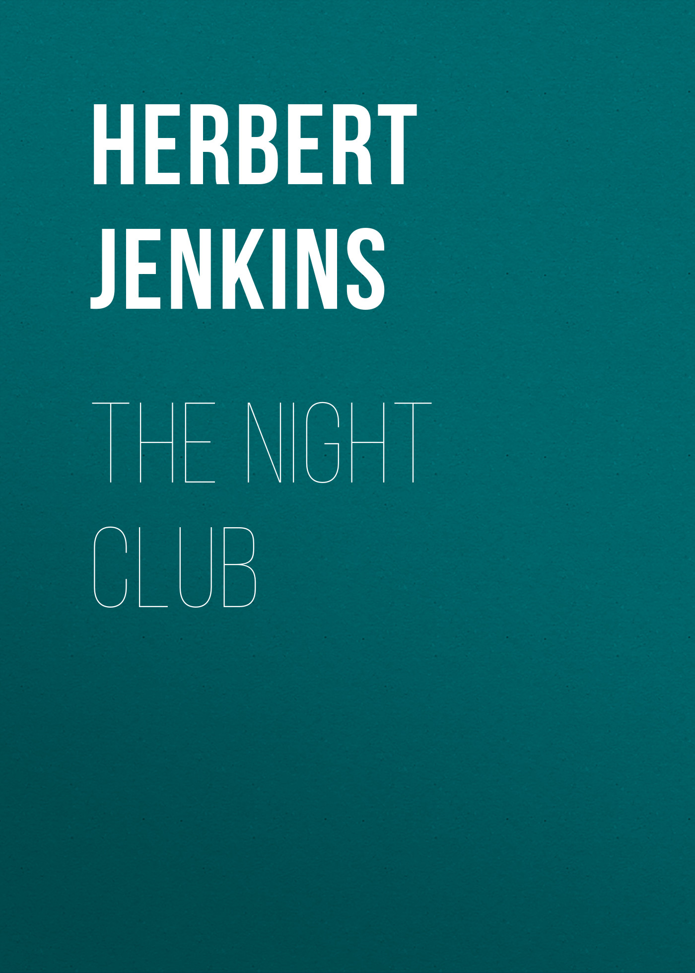 Обложка книги «The Night Club»