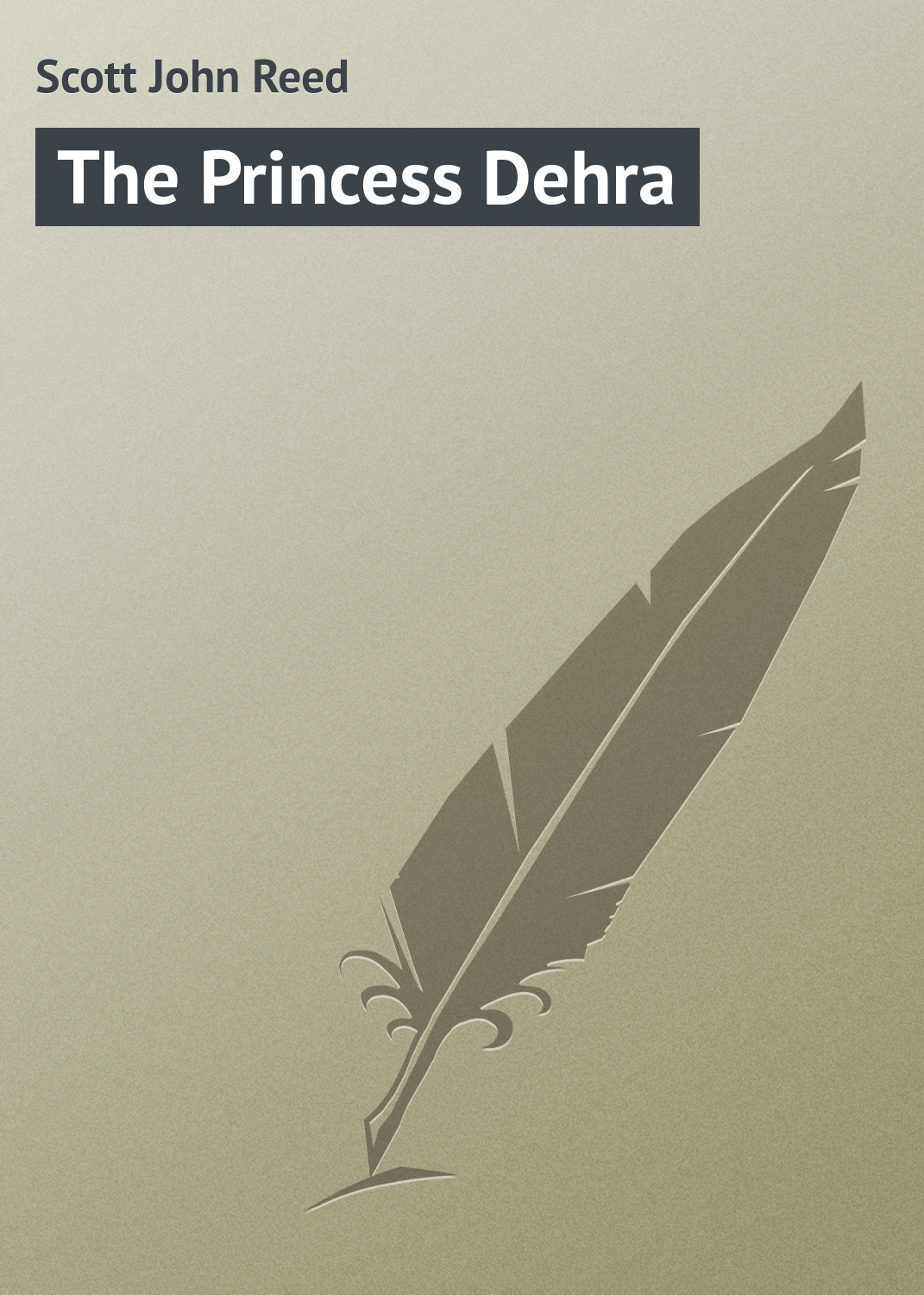 Обложка книги «The Princess Dehra»