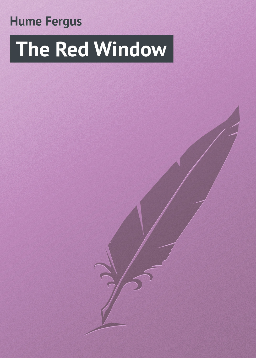 Обложка книги «The Red Window»