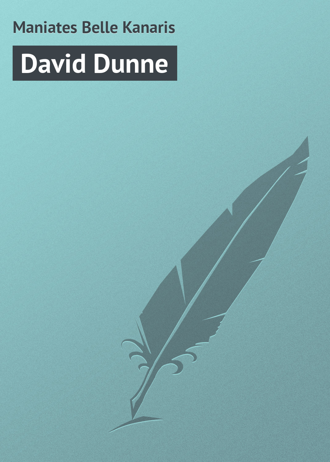 Обложка книги «David Dunne»