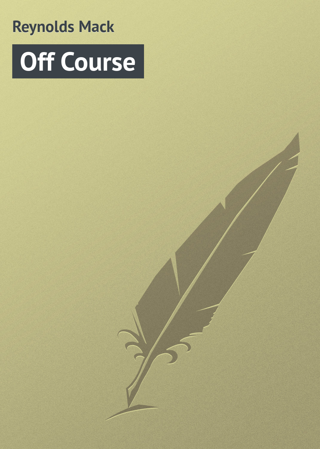 Обложка книги «Off Course»