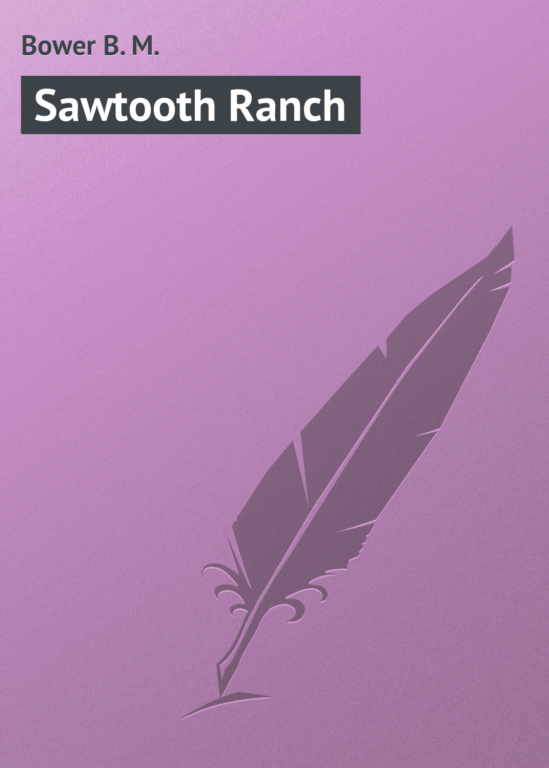 Обложка книги «Sawtooth Ranch»