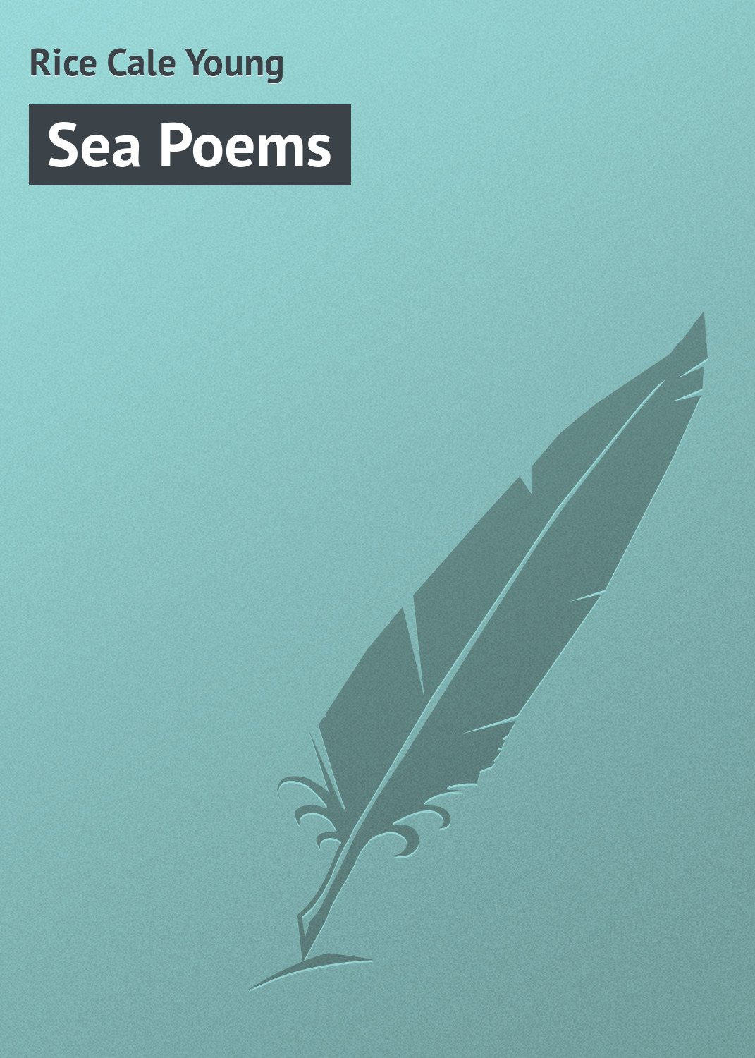 Обложка книги «Sea Poems»