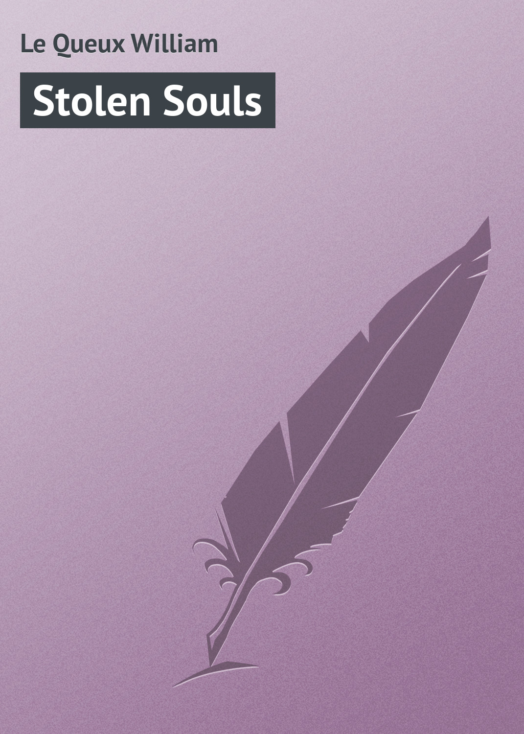 Обложка книги «Stolen Souls»