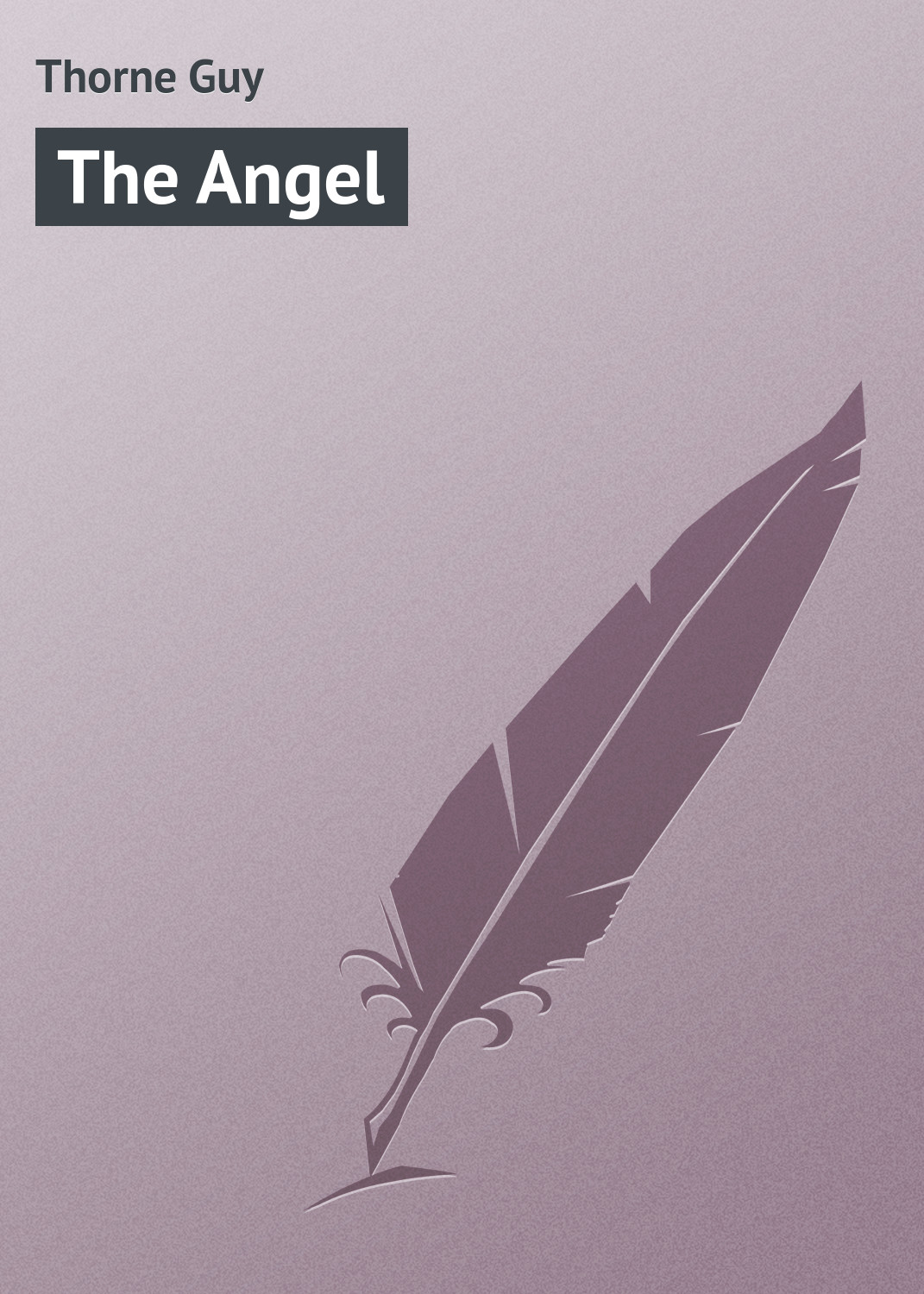 Обложка книги «The Angel»