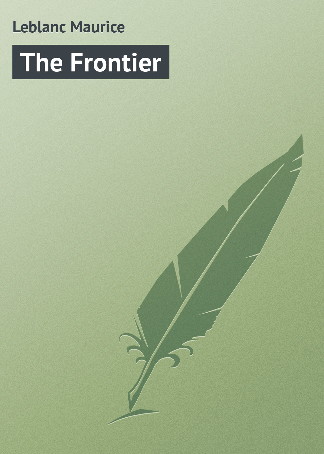 Обложка книги «The Frontier»