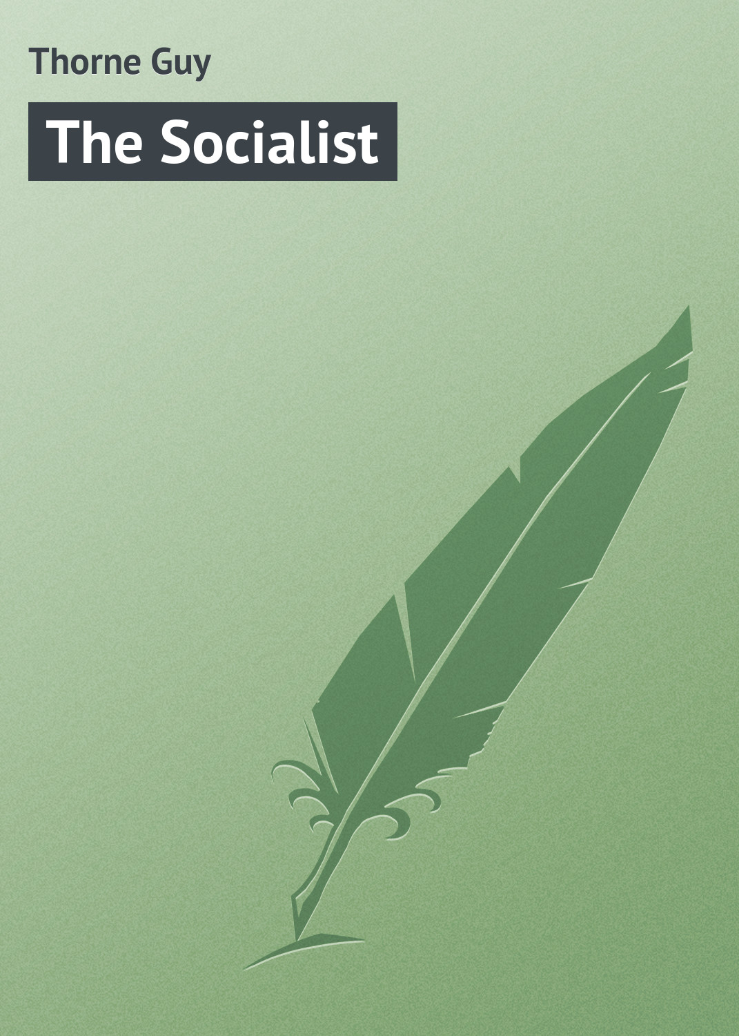 Обложка книги «The Socialist»