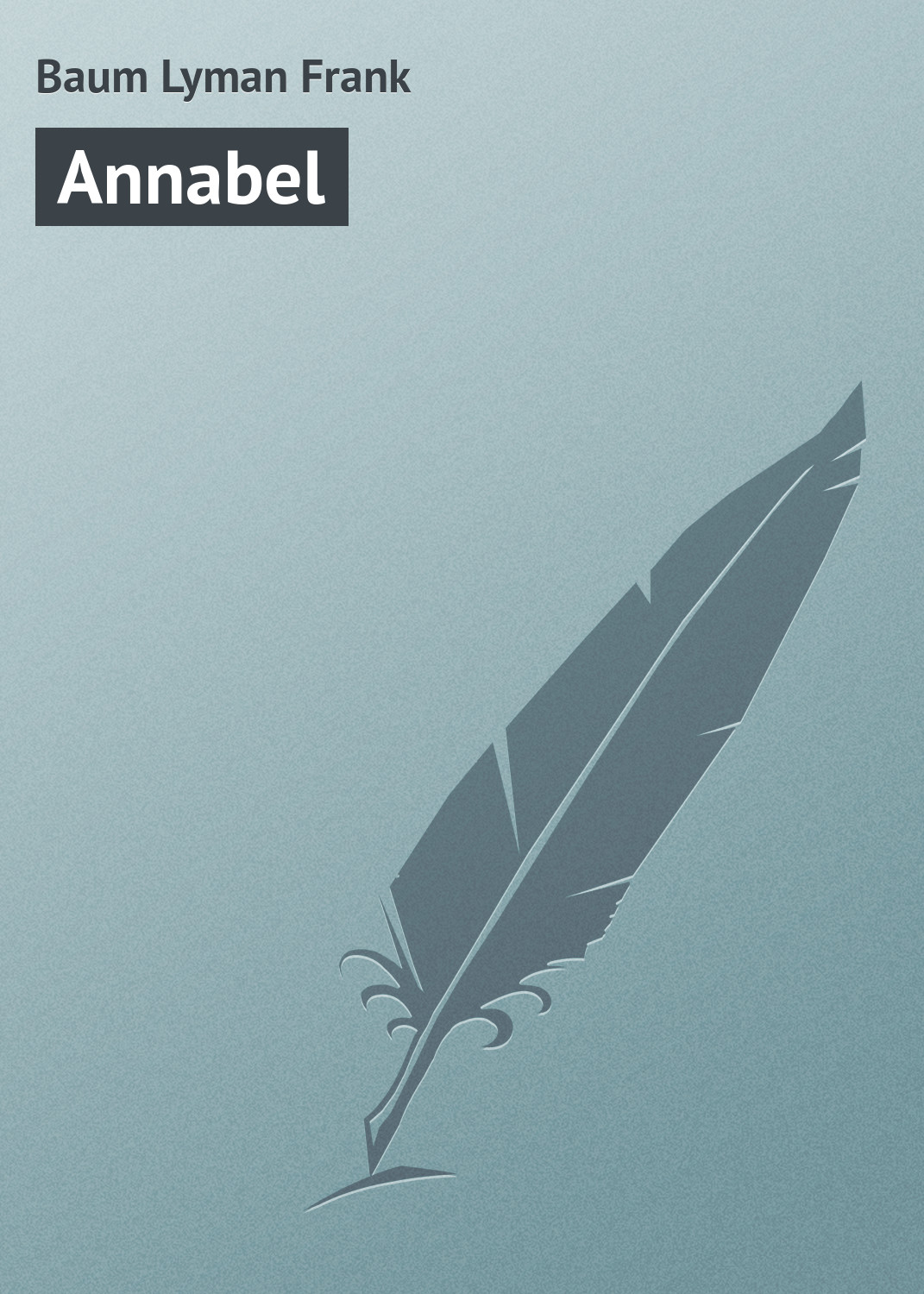 Обложка книги «Annabel»