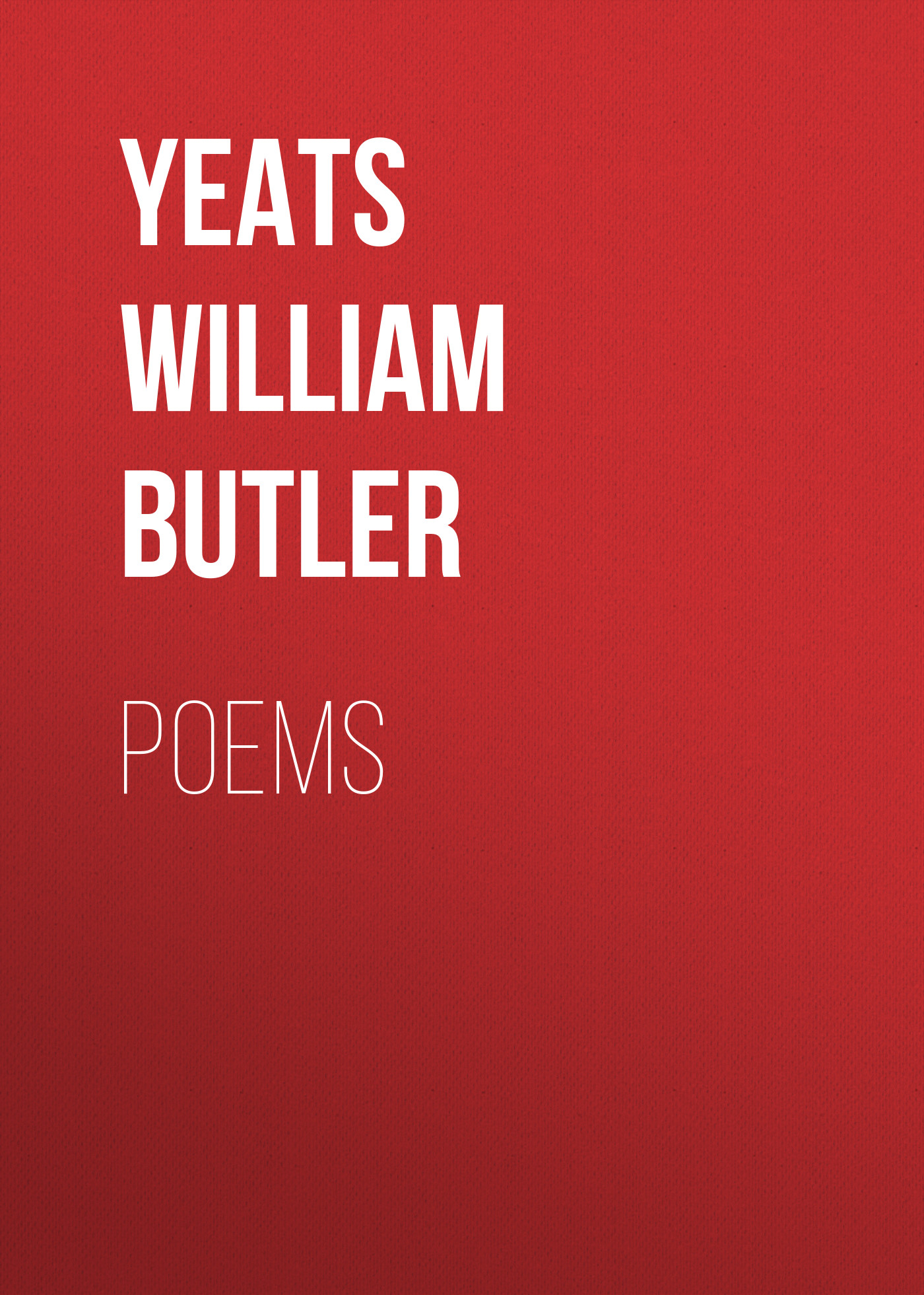Обложка книги «Poems»