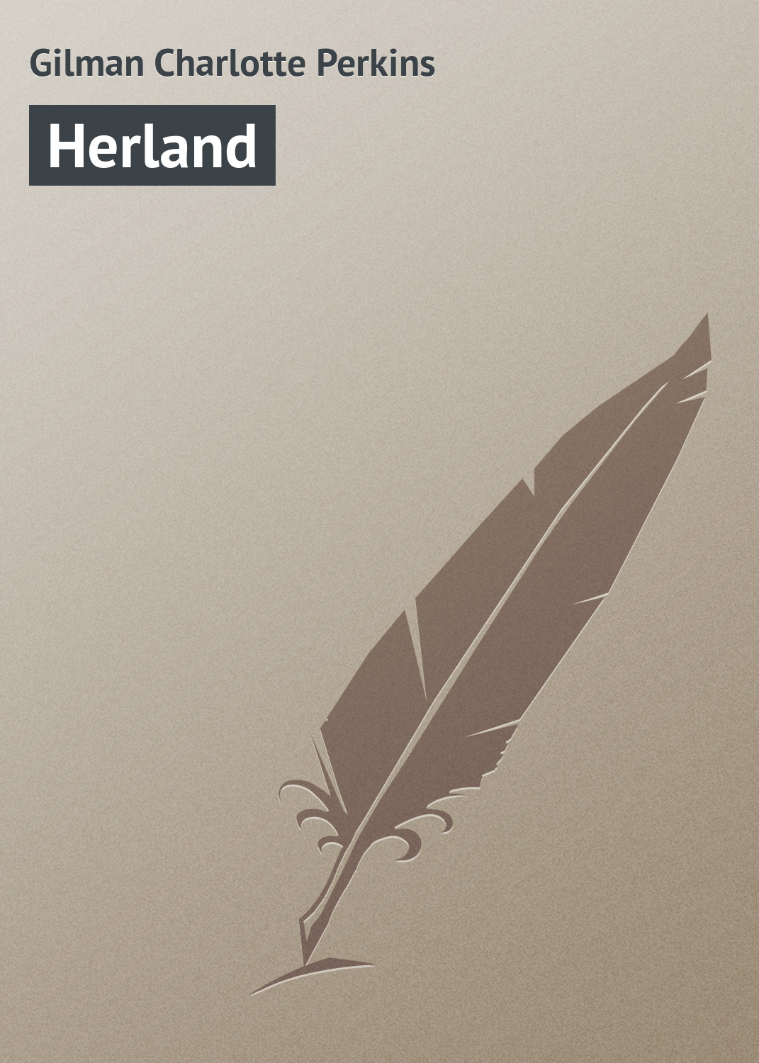 Обложка книги «Herland»