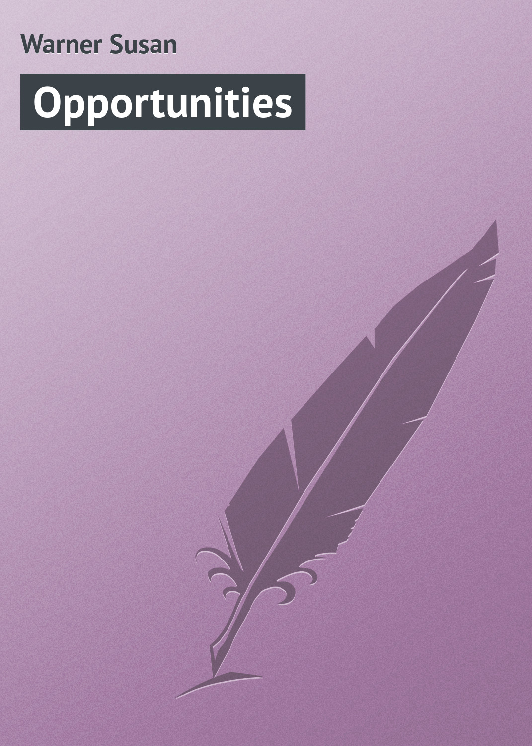 Обложка книги «Opportunities»