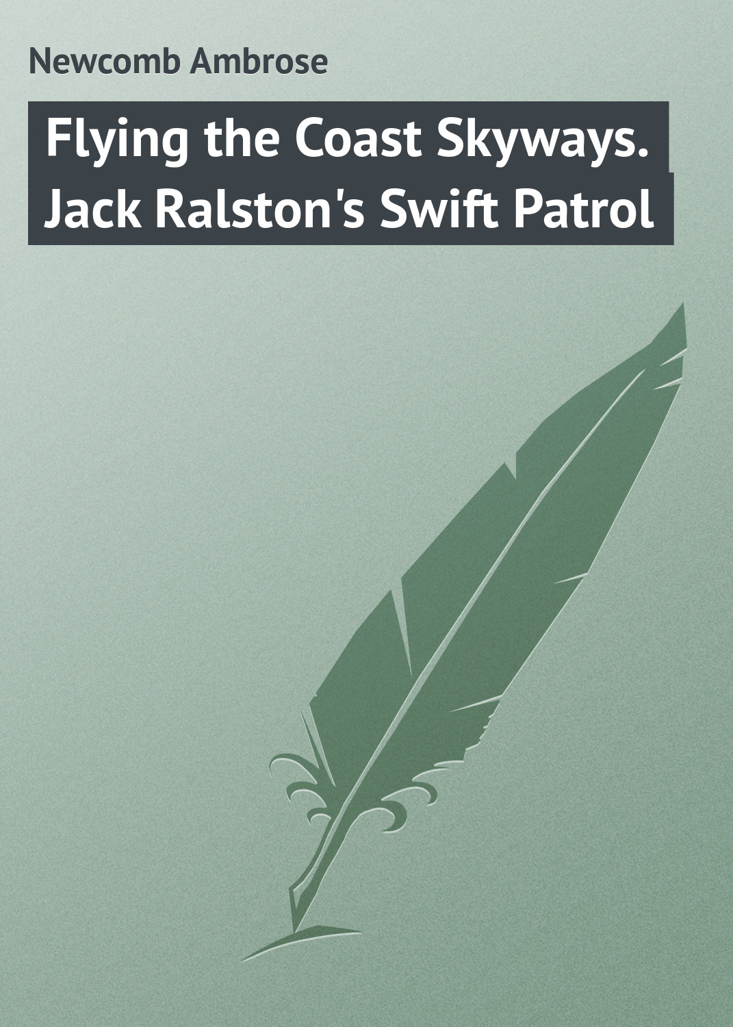 Обложка книги «Flying the Coast Skyways. Jack Ralston's Swift Patrol»