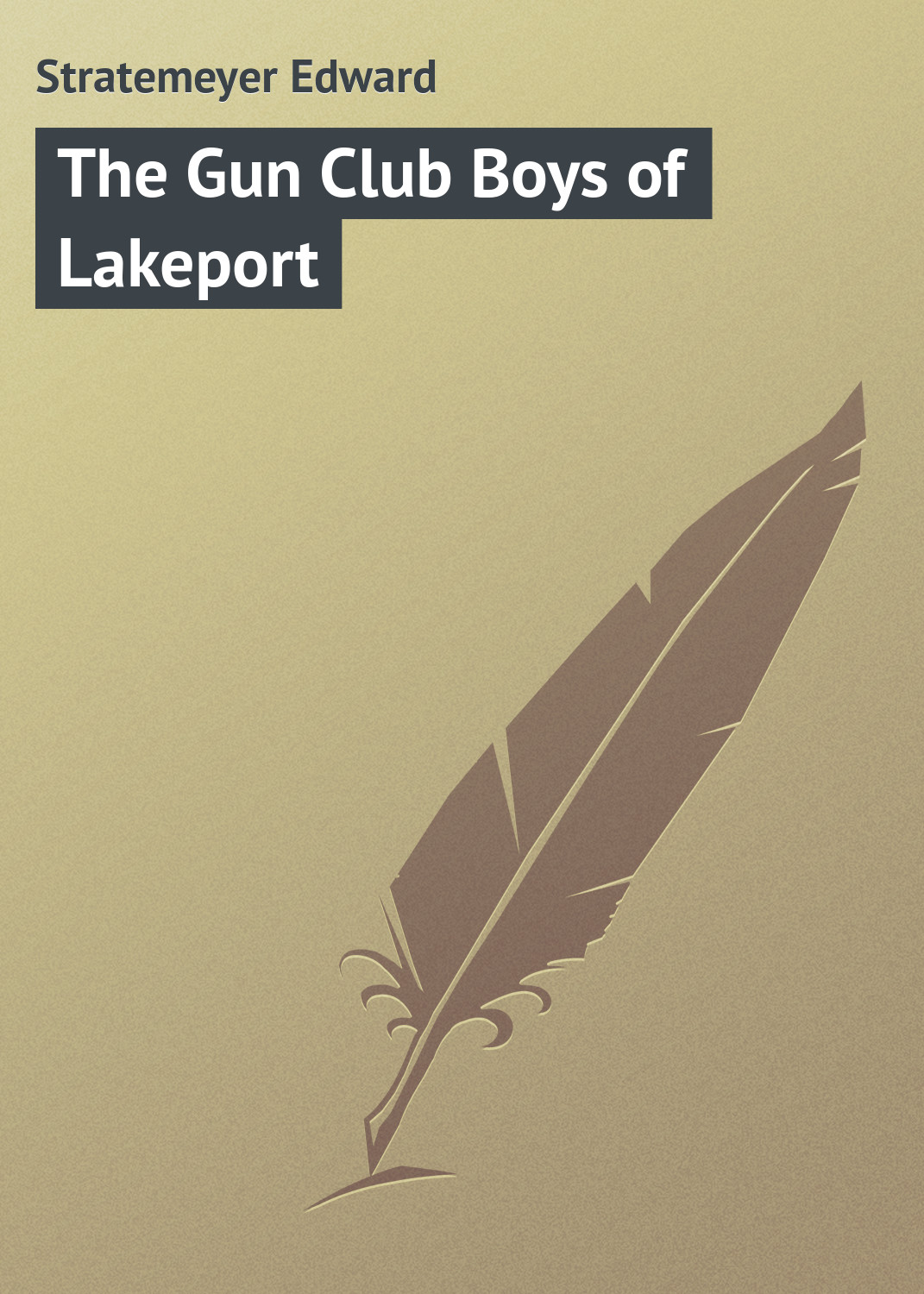 Обложка книги «The Gun Club Boys of Lakeport»