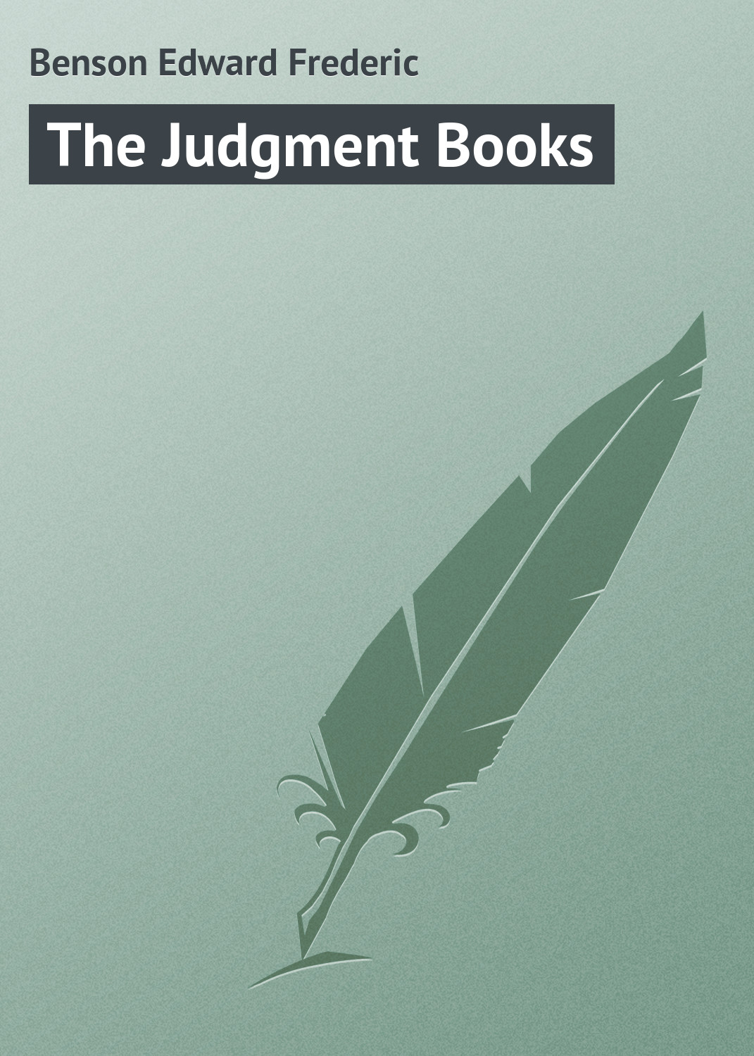 Обложка книги «The Judgment Books»