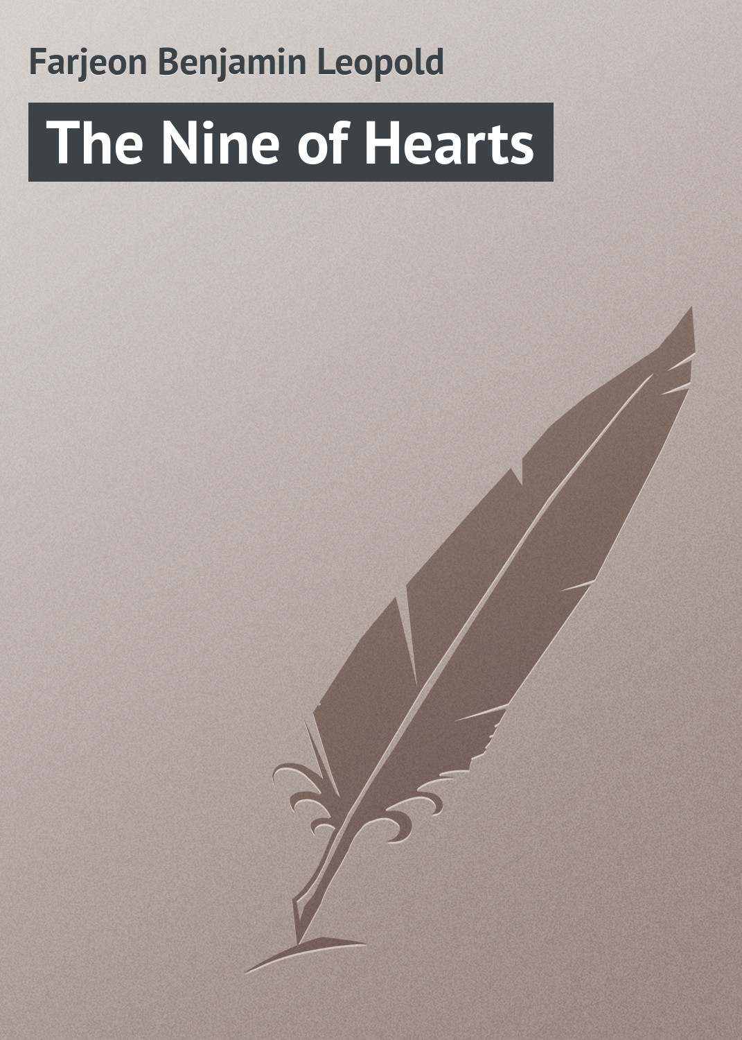 Обложка книги «The Nine of Hearts»