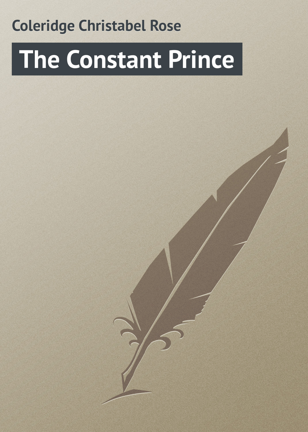Обложка книги «The Constant Prince»