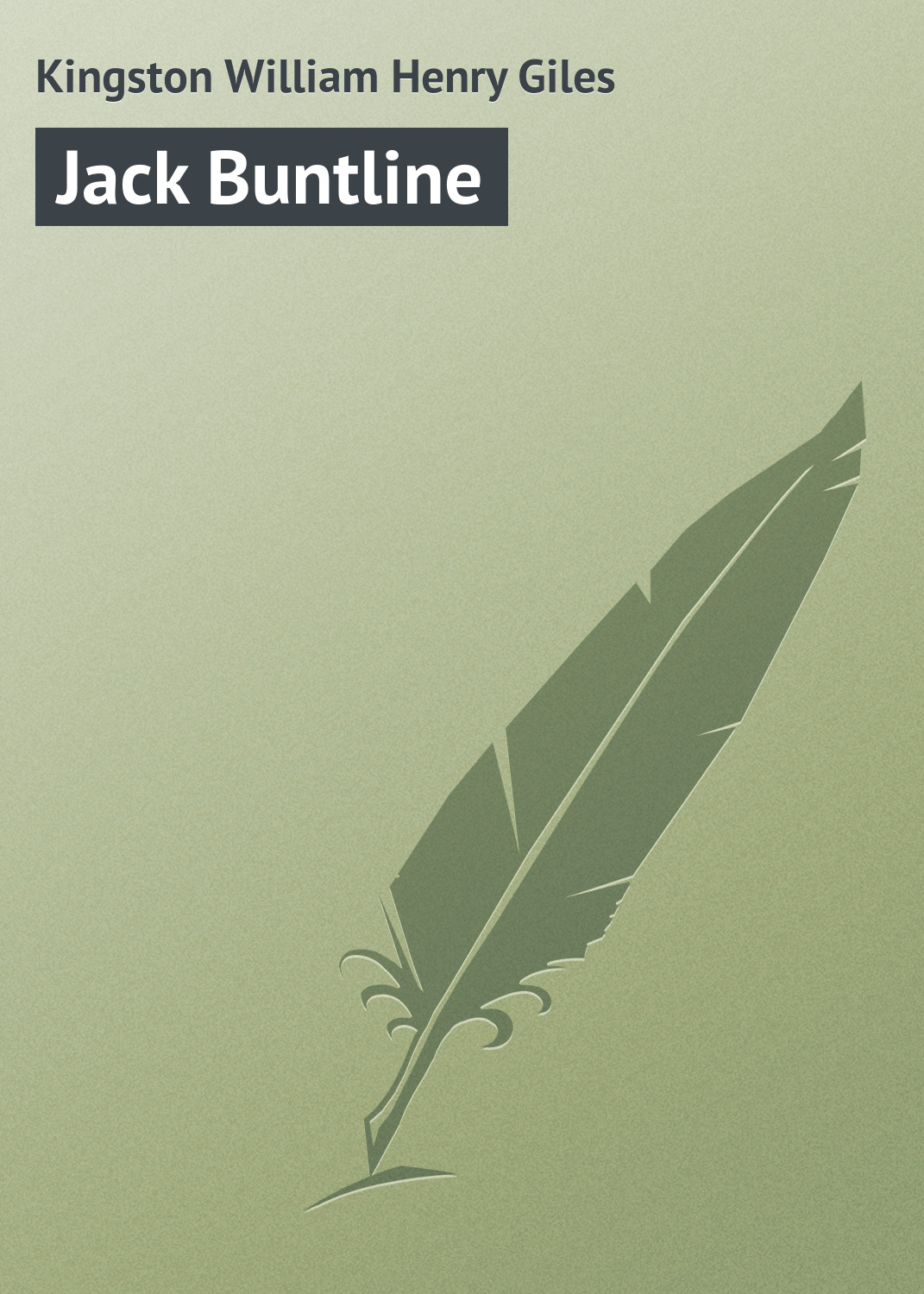 Обложка книги «Jack Buntline»