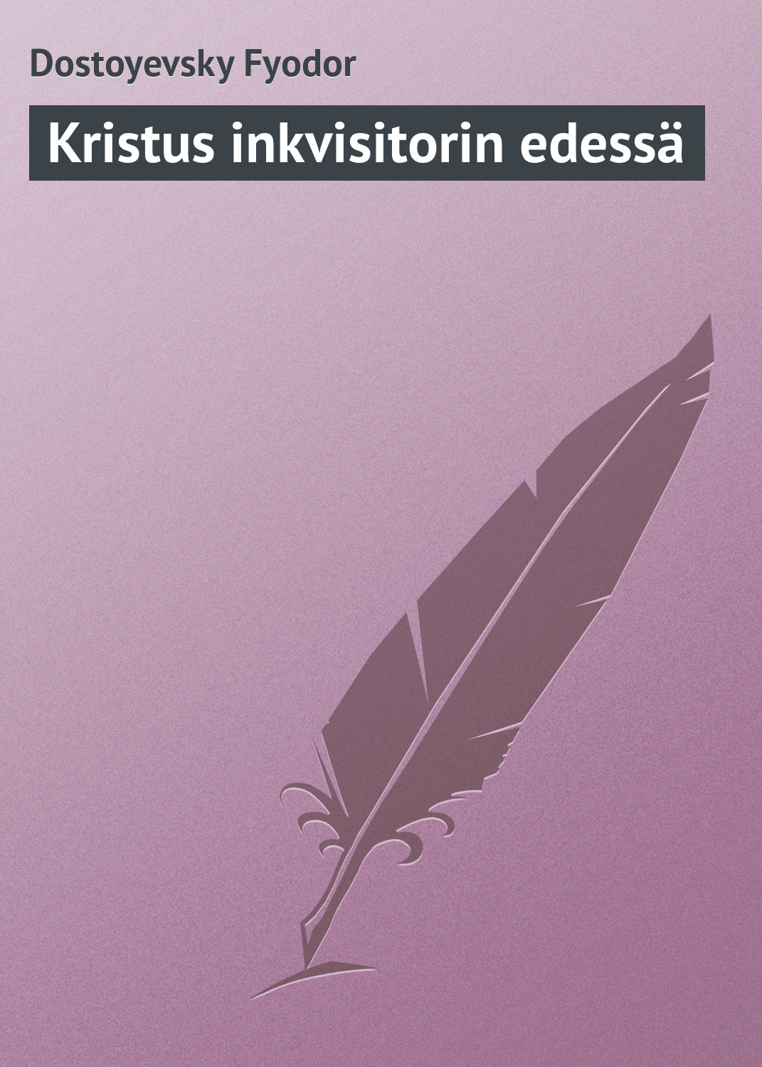 Обложка книги «Kristus inkvisitorin edessä»