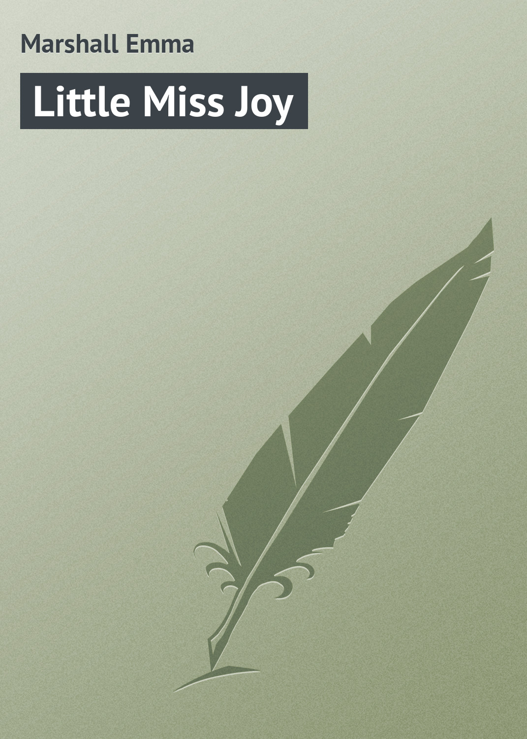 Обложка книги «Little Miss Joy»