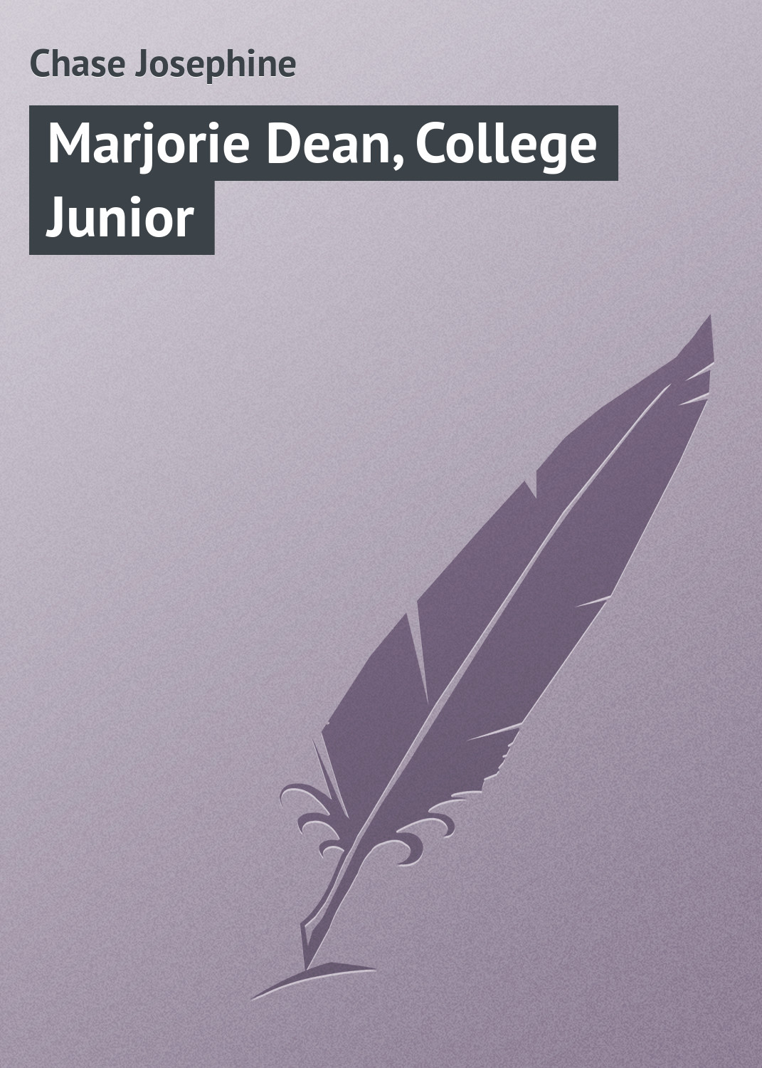 Обложка книги «Marjorie Dean, College Junior»