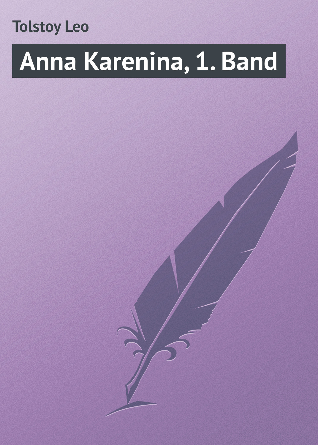 Обложка книги «Anna Karenina, 1. Band»